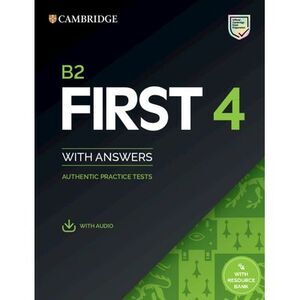 B2 First 4 Student's Book with Answers with Audio with Resource Bank: Authentic